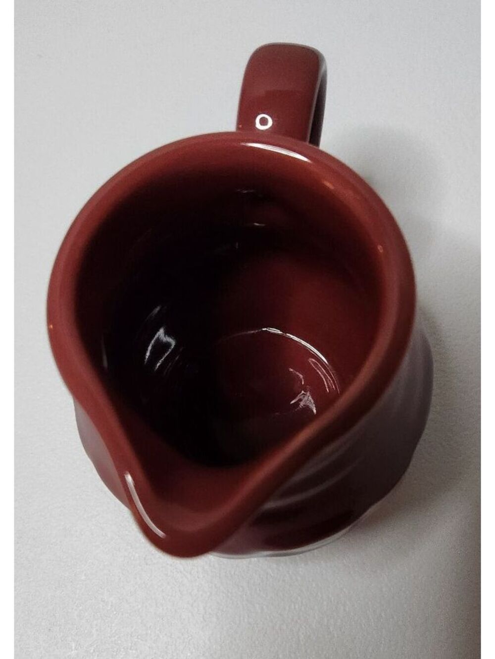 Longaberger Pottery Woven Traditions Creamer Pitcher in Paprika - Picture 6 of 7